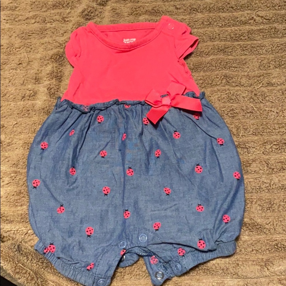 Newborn Jumper with ladybugs on them